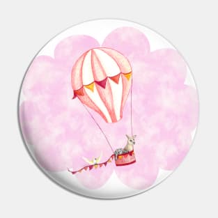 Aussie hot air balloon Pin