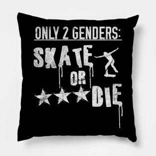 Skate or Die Pillow