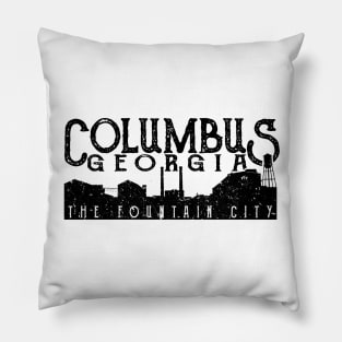 Columbus Georgia The Fountain City Pillow