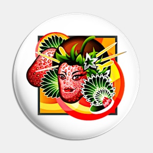 Fruit Cartoon Martial Arts Modeling Refrigerator Pin