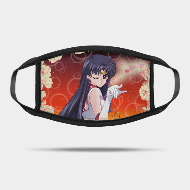 Sailor Mars Portrait Sailor Mars Mask Teepublic Uk