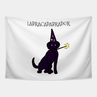 Labracadabrador Wand Retriever Tapestry