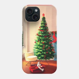 Merry Christmas Trees Joyful Xmas Santa Blessing Christmas Eve Phone Case