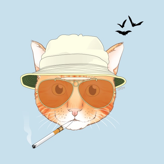 Fear and Loathing Cat - Ginger by meownarchy