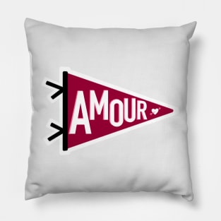 Pennant (amour) Pillow