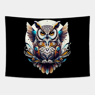 Spectacular owl design Tapestry