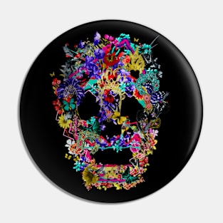 Nature Skull Pin