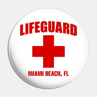 Lifeguard Miami Beach Pin