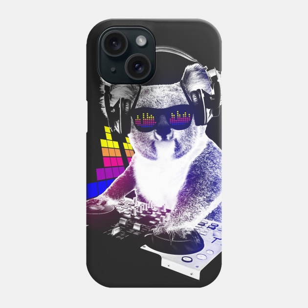 DJ Koala Phone Case by NemiMakeit