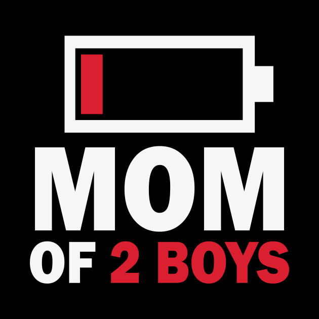 mom of 2 boys - Mom Of Boys - Phone Case