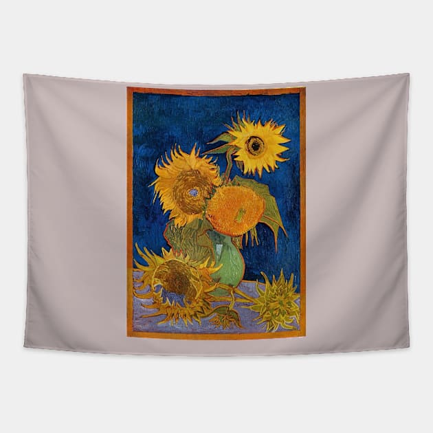 Sunflowers Tapestry by MiljanaVuckovic