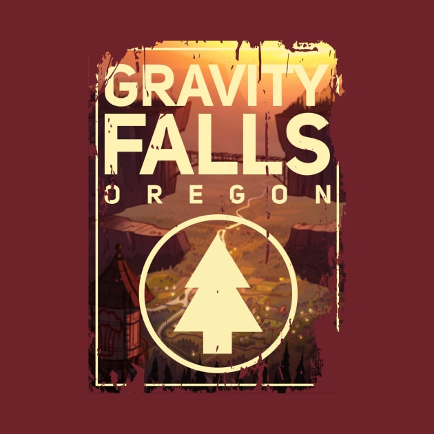 Gravity Falls, Oregon by GonGrunge