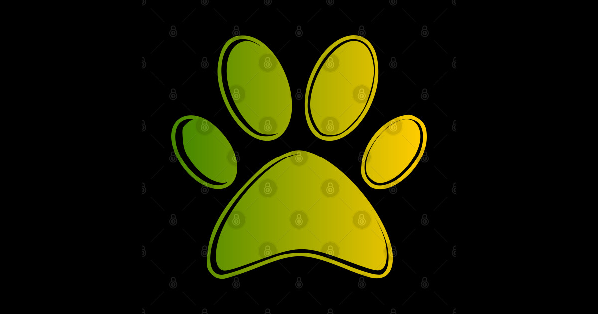 Paws Emoji Dog Sticker TeePublic