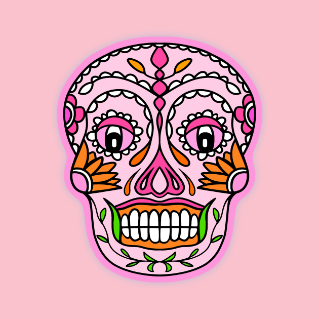 SUGAR Skull Pink by SartorisArt1