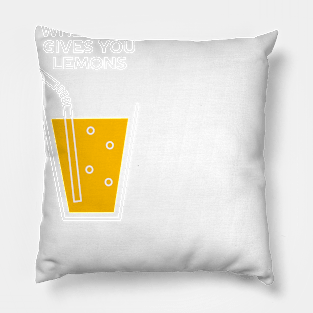 Funny Lemonade Idiom T-Shirt Pillow