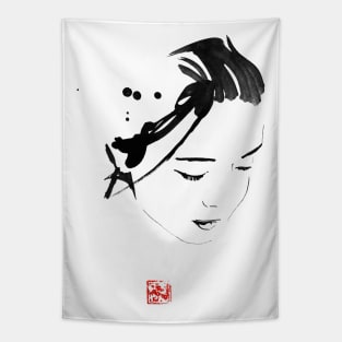 Visage Japonais Tapestry