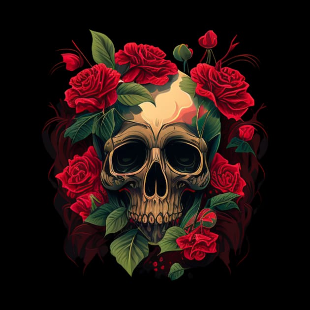 Flower skull by Crazy skull