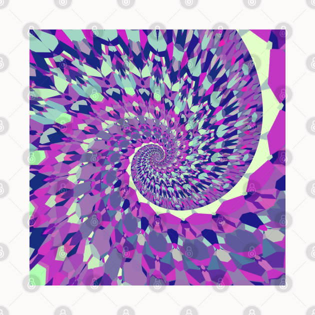 Trippy Mandala Spiral by Kaleiope_Studio