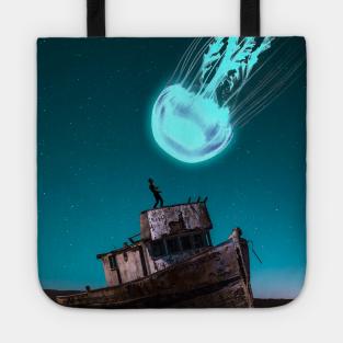 Space Jellyfish Tote