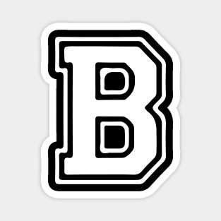 Letter B Magnet