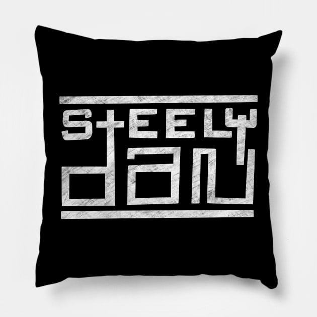 Steely Dan // Retro Vintage Typograpy Pillow by BellyWise