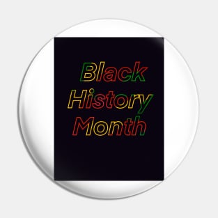 Black history month Pin