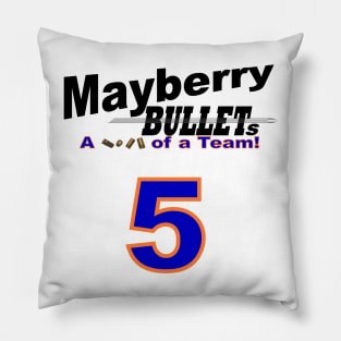 Mayberry Bullets Jersey (Barney) Pillow