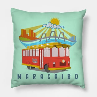 Tram of Maracaibo Pillow