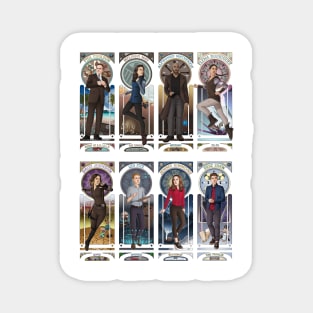 Art Nouveau - Agents of SHIELD Full Team Magnet