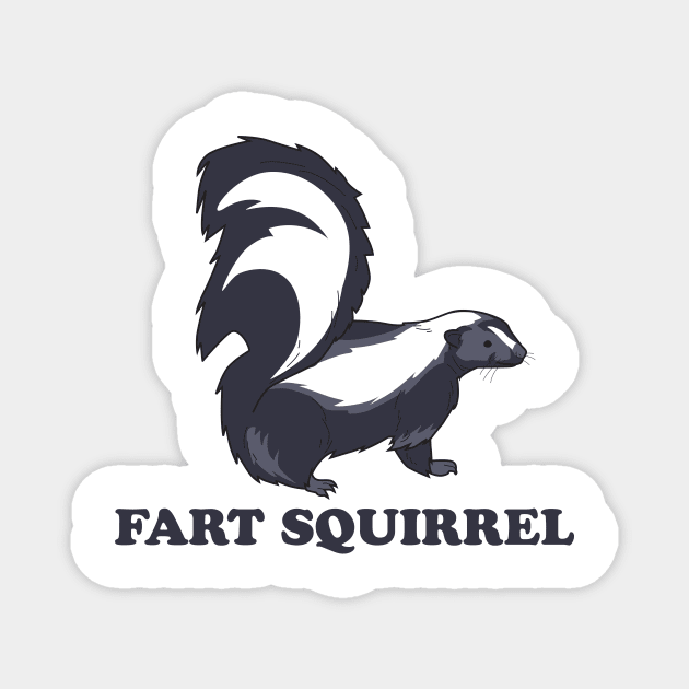 Fart Squirrel Magnet by Blister