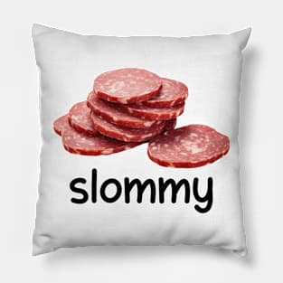 Slommy Salami, Funny Meme Shirt, Ironic Shirt, Shirt Joke Gift, Oddly Specific, Unhinged Shirt, Cursed, Gag Gift, Cringey Pillow