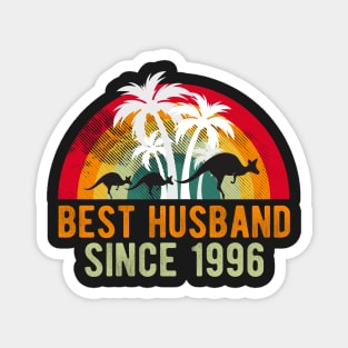 Best Husband Since 1996 - Funny 26th wedding anniversary gift for him Magnet