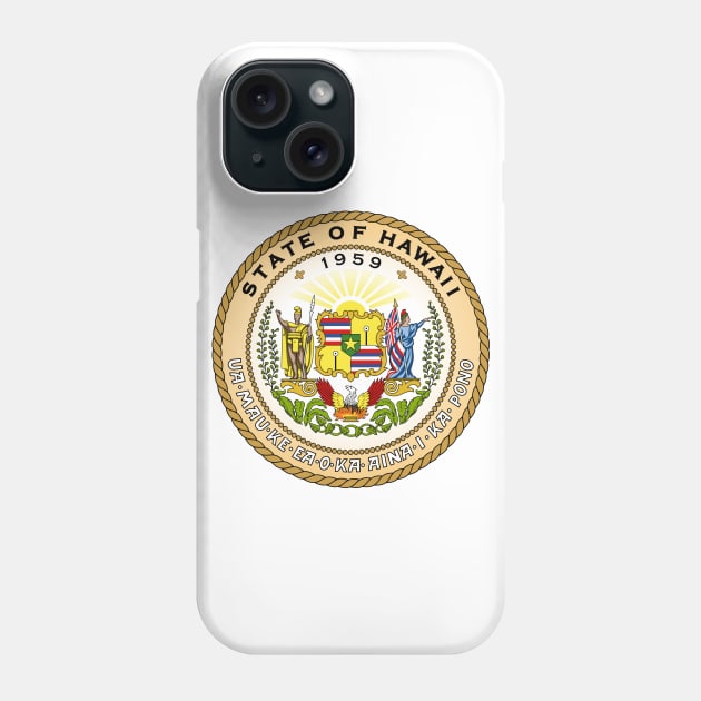 Seal of the State of Hawaii Phone Case by Flags of the World