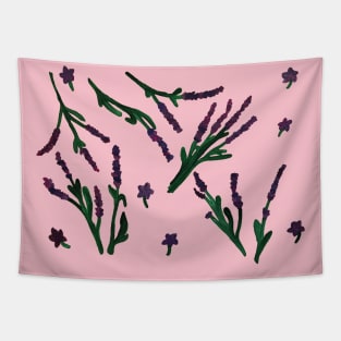 Lavender Flowers Tapestry