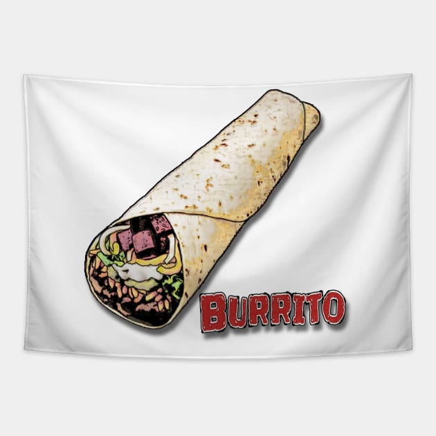 Burrito Tapestry by ImpArtbyTorg