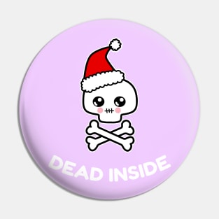 Yami Kawaii Christmas Dead Inside Pin