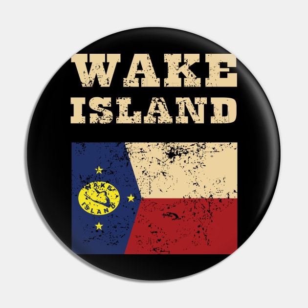 Flag of Wake Island Pin by KewaleeTee