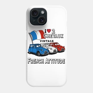 I Love 2 Chevaux Phone Case