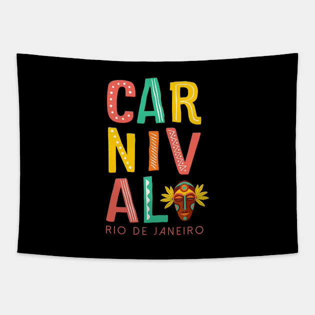 Carnival - Rio de Janeiro Tapestry by TambuStore