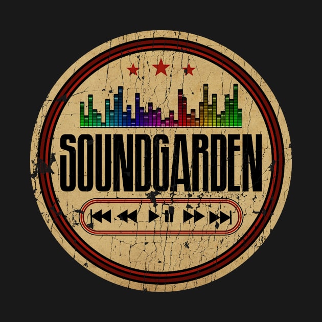 Graphic Soundgarden Name Retro Distressed Cassette Tape Vintage by On Dragon Wings Studios