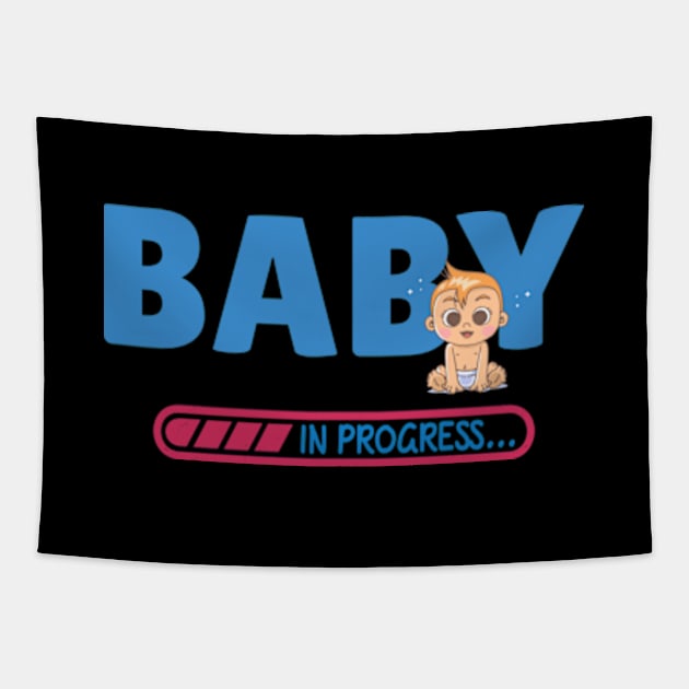 Baby in progress Tapestry by Sal71