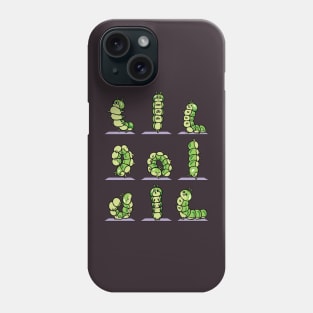 Caterpillar Yoga Phone Case