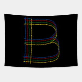 The letter B! Tapestry