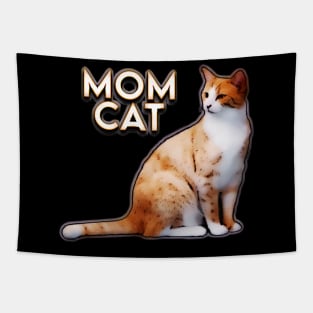 Mom cat Tapestry