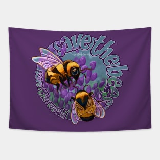 Save the Bees, Save the World Tapestry