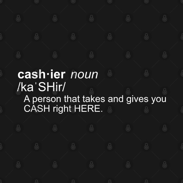 Funny Cashier Shirt. by hybridgothica