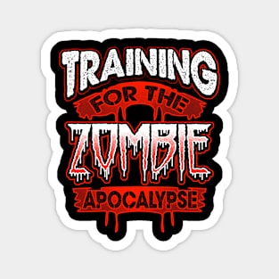 Training for the zombie apocalypse Magnet