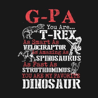 G-Pa You're My Favorite Dinosaur T-Shirt