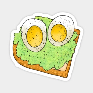 Avocado and egg toast Magnet