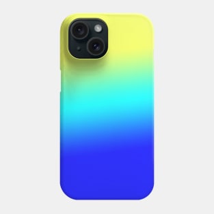 blue yellow green texture art Phone Case